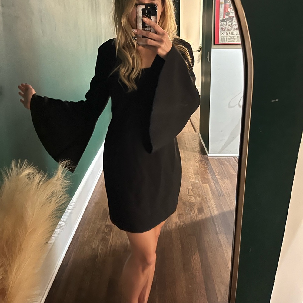 Elizabeth & James Black Dress